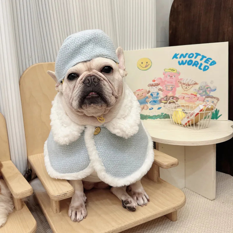 Elegant Cloak with Hat Clothes for Cats & Dogs