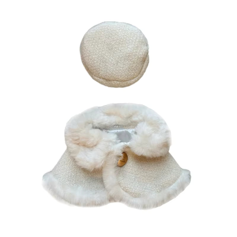 Elegant Cloak with Hat Clothes for Cats & Dogs